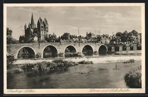 AK Limburg /Lahn, Dom, Lahnbrücke