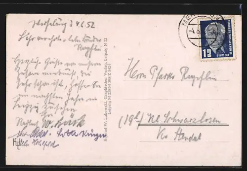 AK Merseburg, Blick zum Schloss