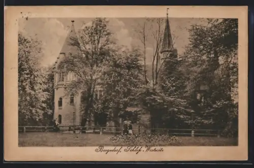 AK Hamburg-Bergedorf, Schloss, Westseite