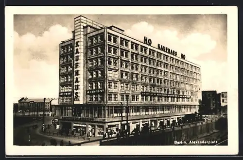 AK Berlin, Alexanderplatz, HO Kaufhaus