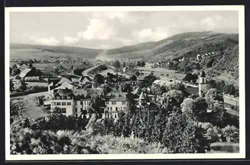 AK Fischbach-Weierbach /Nahe, Niederreidenbacher Hof, Landschaftspanorama