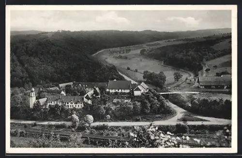 AK Fischbach-Weierbach /Nahe, Niedereidenbacher Hof, Landschaftsansicht