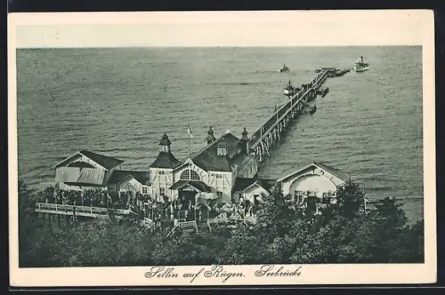 AK Sellin auf Rügen, Seebrücke