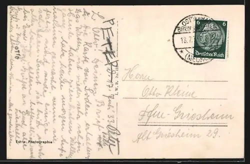 AK Brunshaupten i. Mecklbg., Abendstimmung an der Seebrücke