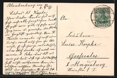 AK Blankenburg a. Harz, Schloss