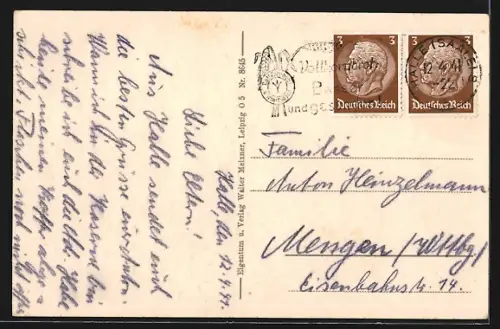 AK Halle /Saale, Stadttheater