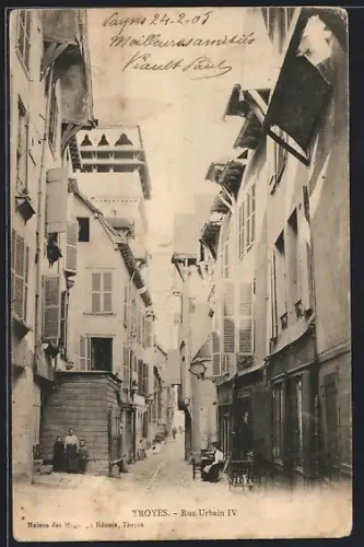 AK Troyes, Rue Urbain IV