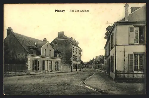 AK Plancy, Rue des Champs