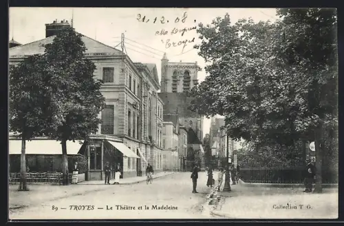 AK Troyes, Le Théâtre et la Madeleine