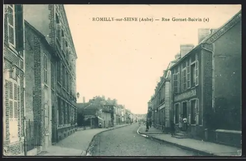 AK Romilly-sur-Seine /Aube, Rue Gornet-Boivin