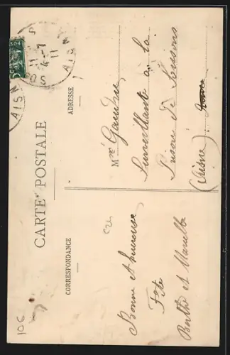 AK Troyes, La Tour St-Jean effondrée le 24 Mai 1911