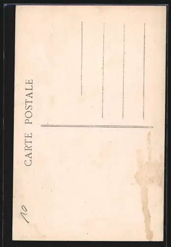 AK Bar-sur-Seine /Aube, Rue des Fossés mit Glockenturm im Hintergrund