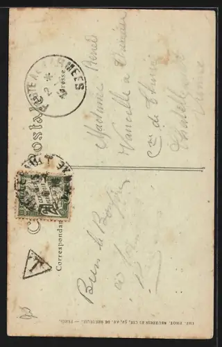 AK Troyes, La Rue Champeaux, Tour dite des Orfèvres