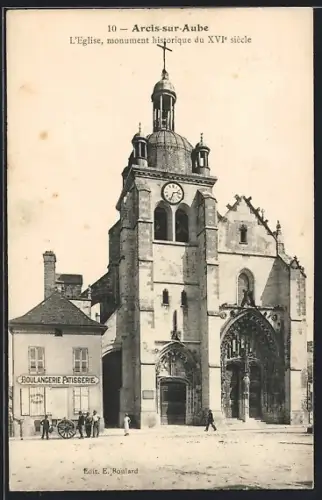 AK Arcis-sur-Aube, L`Église, monument historique du XVIe siècle