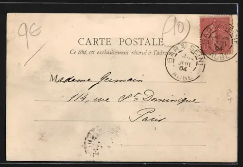 AK Bar-sur-Seine, Église Portail principal