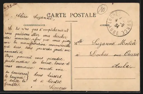 AK Troyes, Monument des Enfants de l`Aube