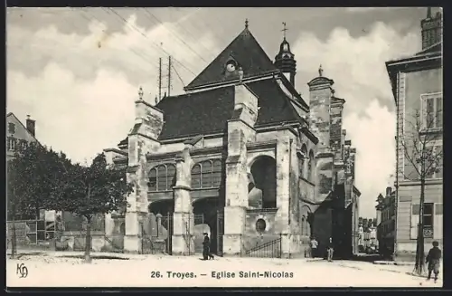 AK Troyes, Église Saint-Nicolas