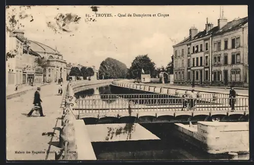 AK Troyes, Quai de Dampierre et Cirque