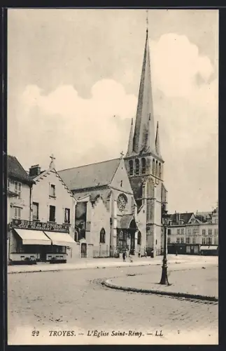 AK Troyes, L`Église Saint-Rémy