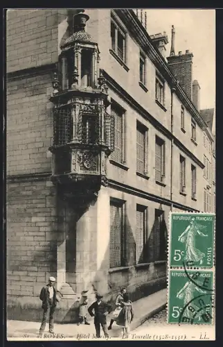 AK Troyes, Hôtel Mauroy, La Tourelle, 1528-1531