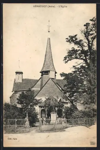 AK Géraudot /Aube, L`Église