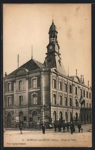 AK Romilly-sur-Seine /Aube, Hôtel de Ville
