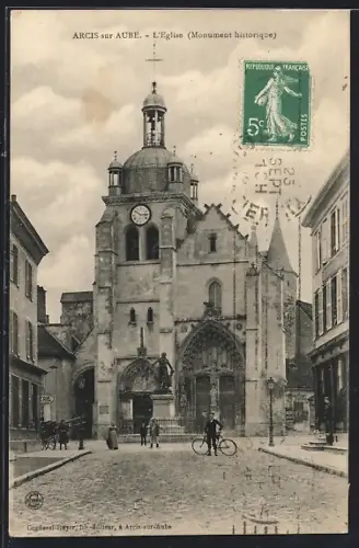 AK Arcis-sur-Aube, L`Église, Monument historique