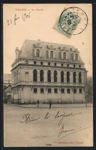 AK Troyes, Le Musée