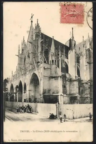 AK Troyes, St-Urbain, XIIIe siècle, après la restauration