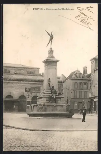 AK Troyes, Monument des Bienfaiteurs
