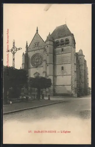 AK Bar-sur-Seine, L`Église