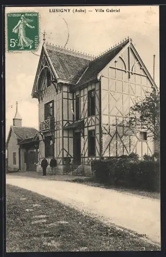 AK Lusigny /Aube, Villa Gabriel