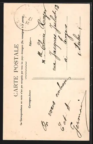 AK Lusigny /Aube, Villa Gabriel