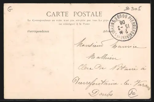 AK Soullaines, Rue du Plessis avec vue sur l`église et maisons anciennes