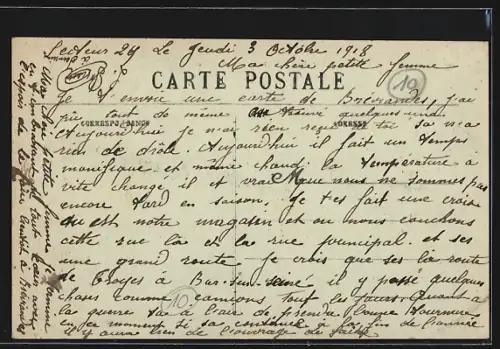 AK Bréviandes /Aube, Grande Rue avec passants et maisons typiques