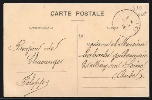 AK Chavanges /Aube, Le Bureau de Poste