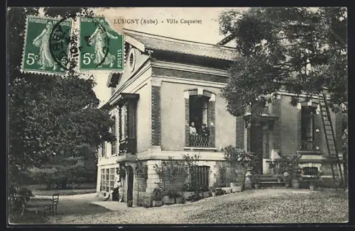AK Lusigny /Aube, Villa Coqueret