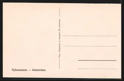 AK Amsterdam, Het Rijksmuseum