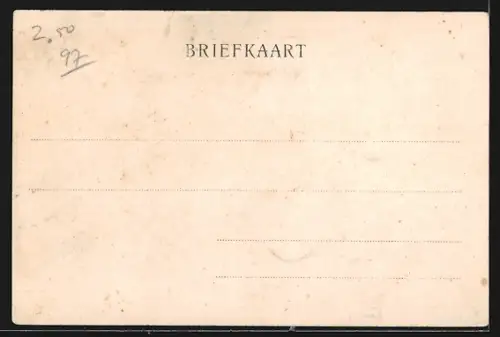 AK Barneveld, Panorama und Hirte mit Schafen