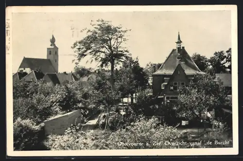 AK Oostvoorne a. Zee, Overzicht vanaf de Burcht