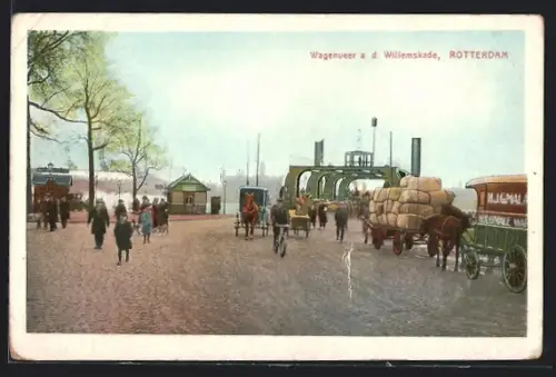 AK Rotterdam, Wagenveer a. d. Willemskade