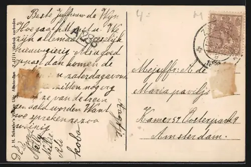 AK Zaandam, Stadshuisplein achterzijde