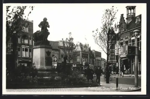 AK Zaandam, Standbeeld Czaar Peter