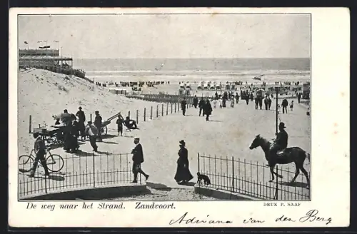 AK Zandvoort, De weg naar het Strand