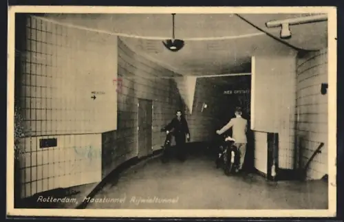 AK Rotterdam, Maastunnel Rijwieltunnel