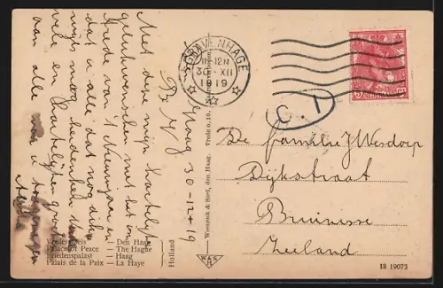 AK Den Haag, Vredespaleis