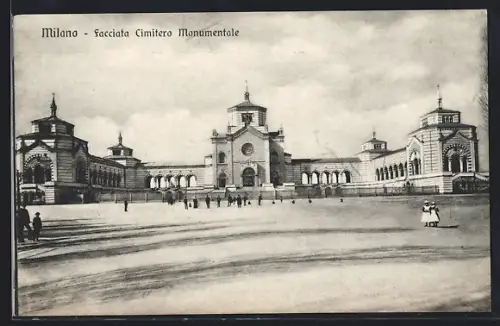 AK Milano, Facciata Cimitero Monumentale