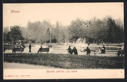 AK Milano, Giardini pubblici, La vasca