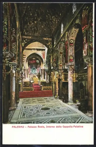 AK Palermo, Palazzo Reale, Interno della Cappella Palatina