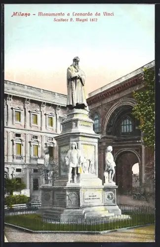 AK Milano, Monumento a Leonardo da Vinci